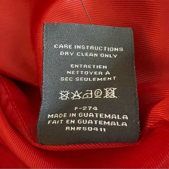 Vince Camuto Wool Blend Three Quarter Coat in Vermillion, Size Small - Picture 11 of 12